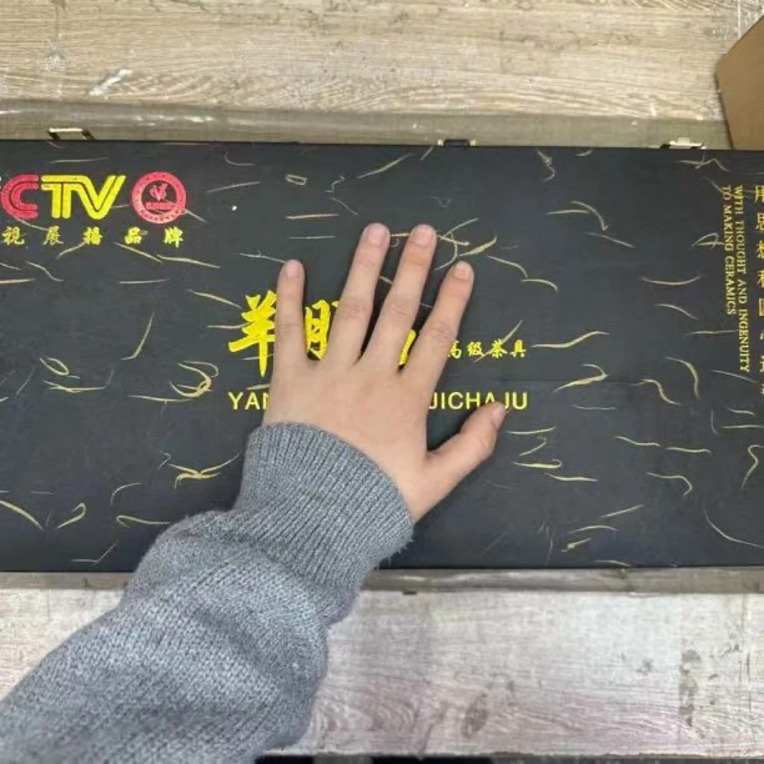 【闪购链接】白瓷桃子描金盖碗套装（不带礼盒）