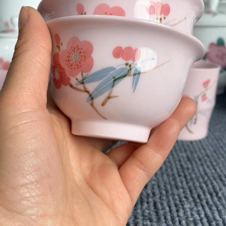 猎*者景德镇陶瓷杯子一对