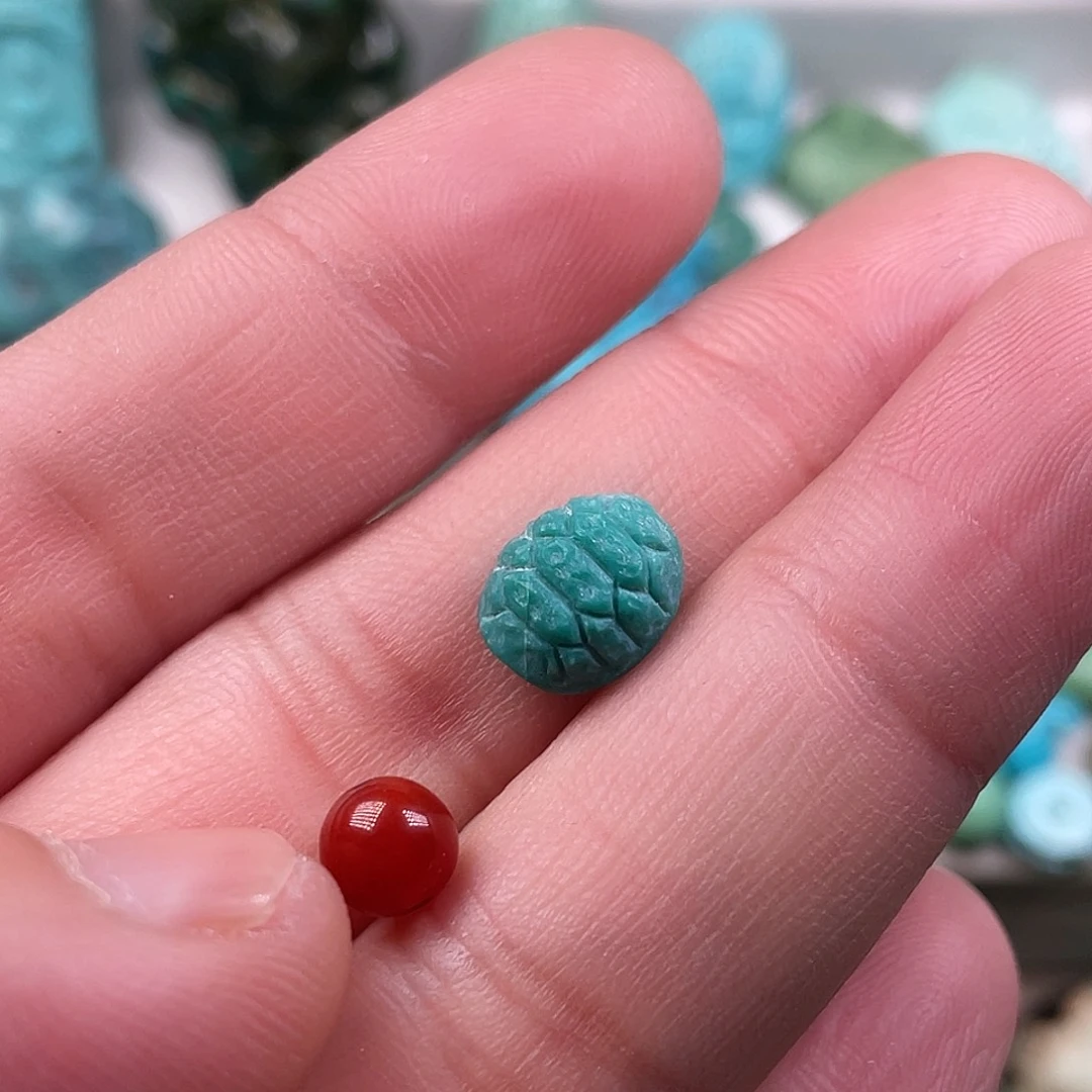 南红玛瑙未镶嵌颈饰