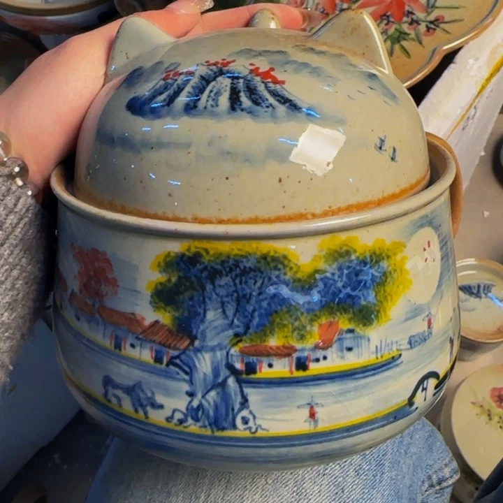 瓷片景德镇陶瓷手工手绘