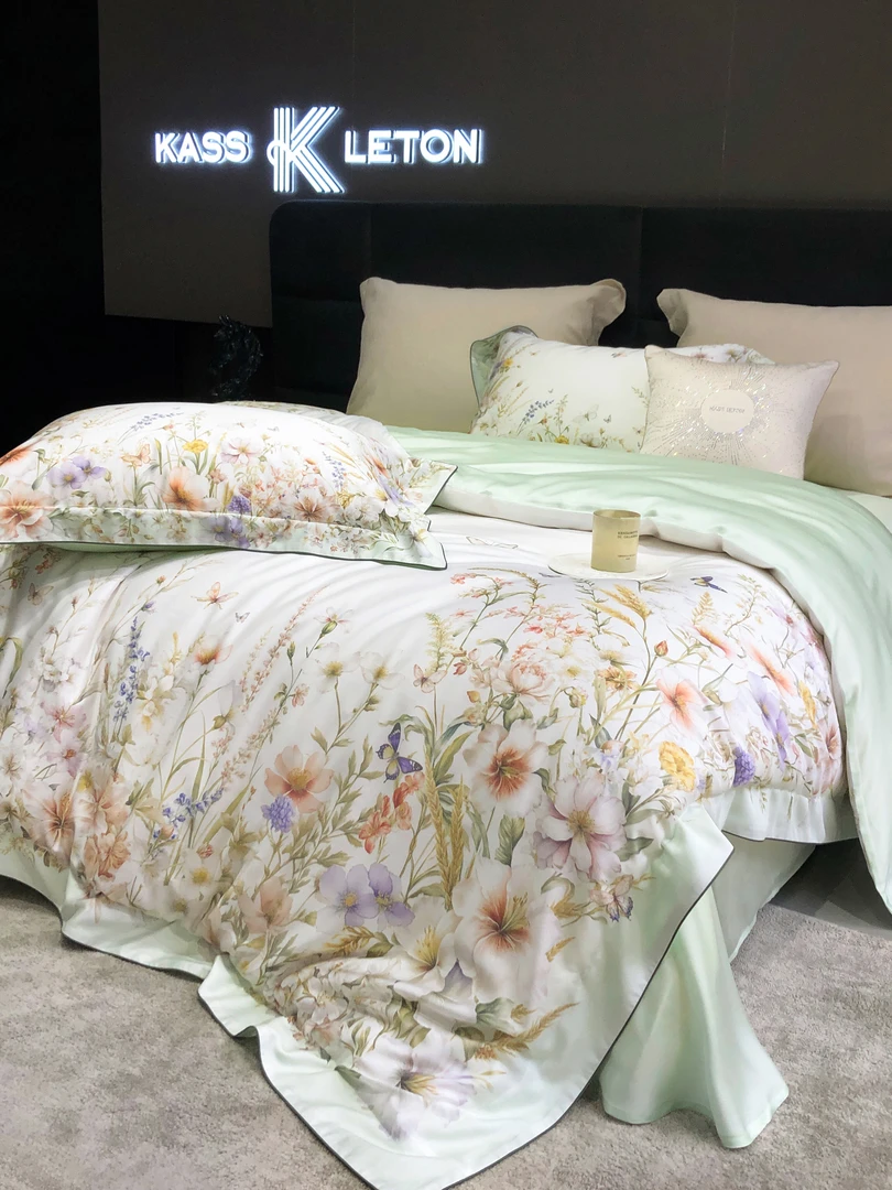 【黄先森-优选】时光花序 | 天丝棉超细旦进口数码印花高奢四件套