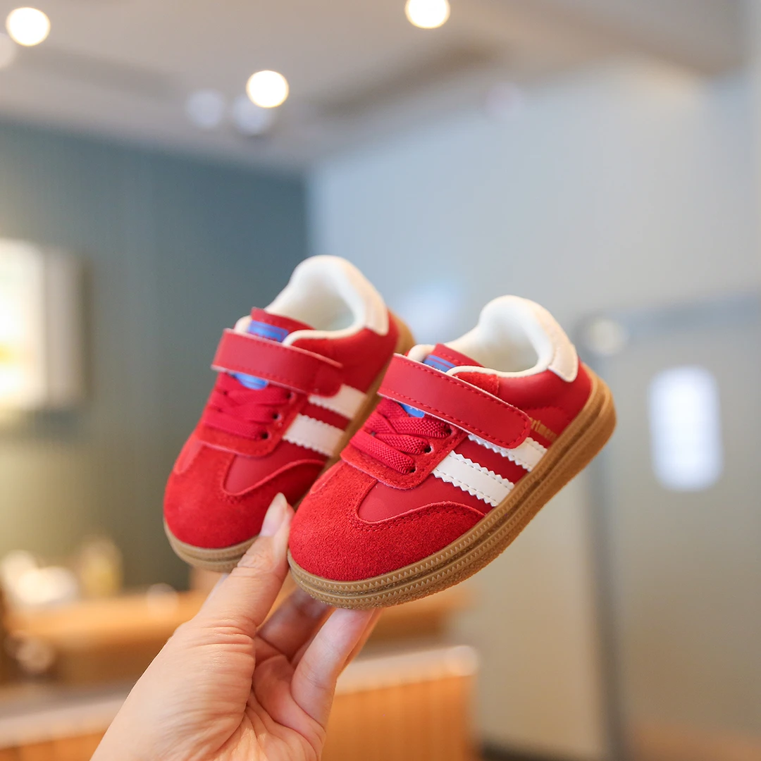 Sportmern女童德训鞋2025年春季新款软底防滑耐磨休闲时尚板鞋男