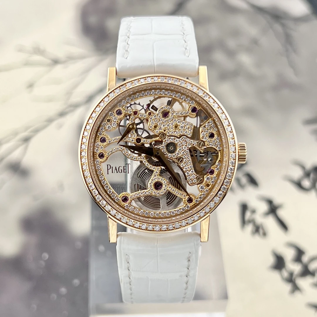 99新 Piaget/伯爵 18年全套 34mm G0A38121 玫瑰金 手动机械