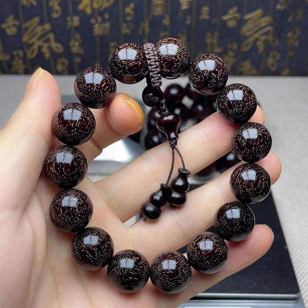 檀香紫檀（小叶紫檀）1.5 15颗 爆满金星