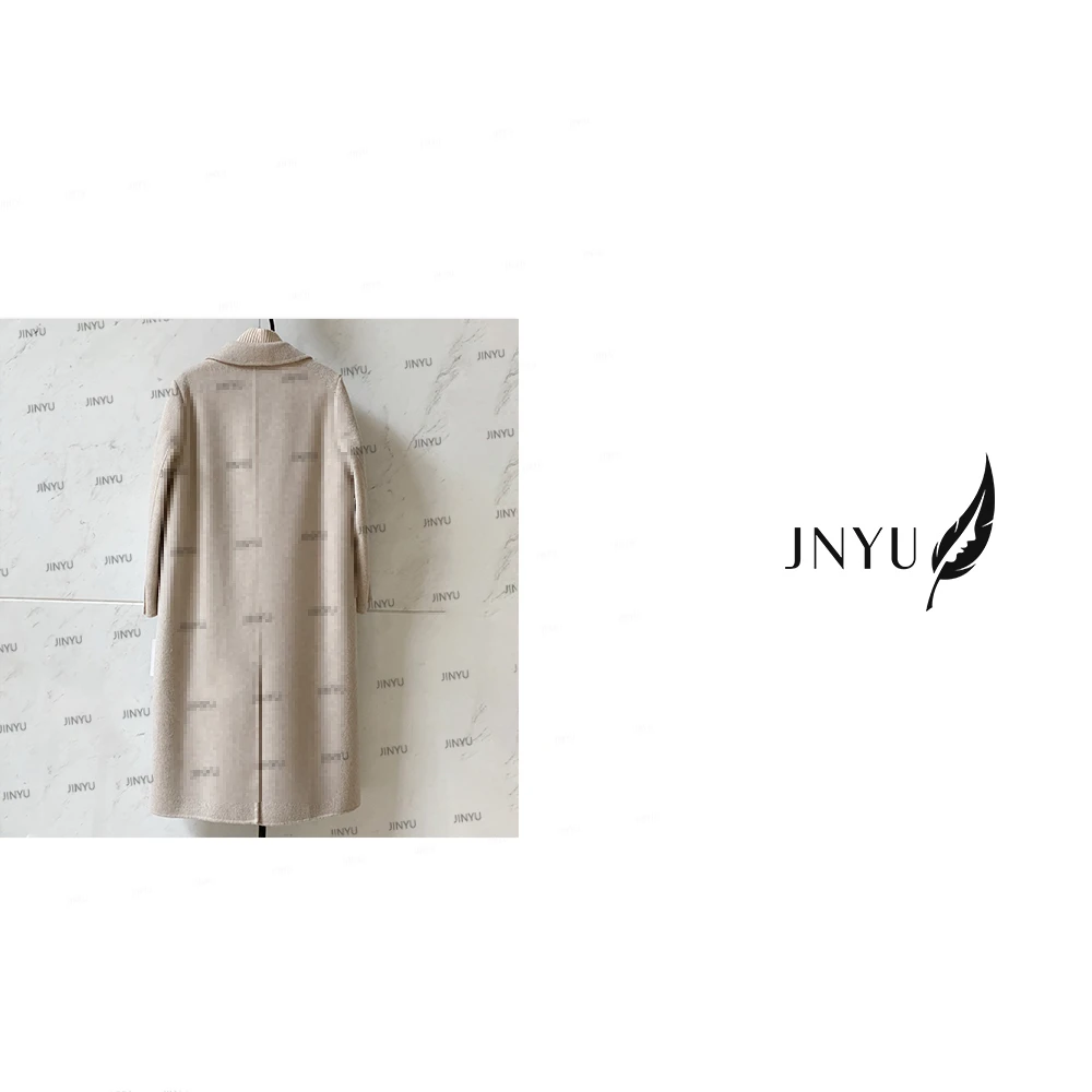 【JNYU】2025贵雅风秋冬高定-两件套羊绒羊毛大衣JY99903