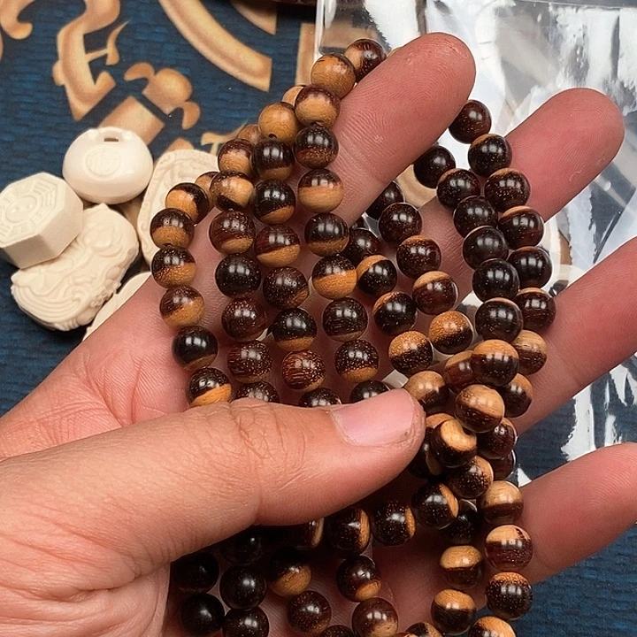 檀香紫檀（小叶紫檀）手串/手链0.8