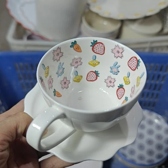 瓷片陶瓷杯碗盘微瑕介意慎拍