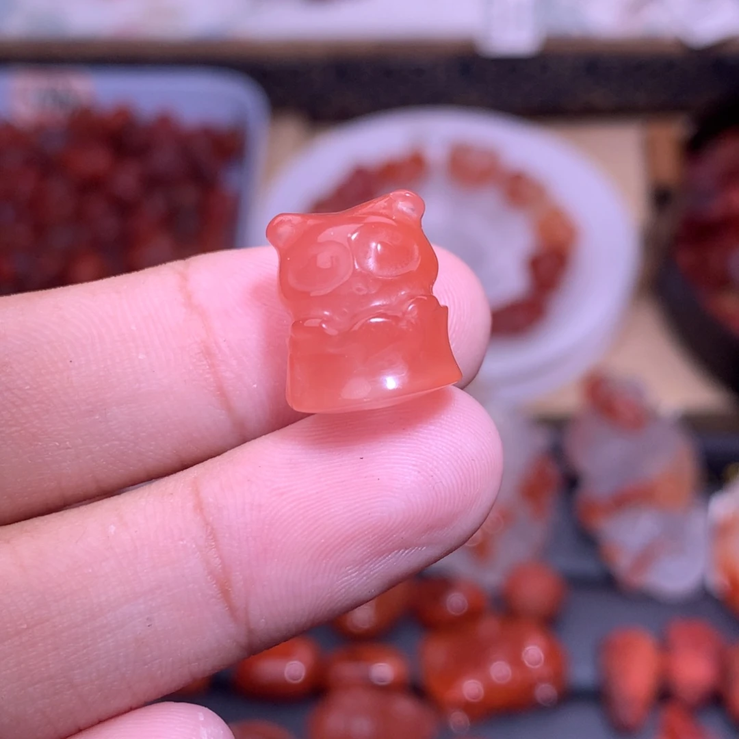 南红玛瑙合金珠宝半成品461