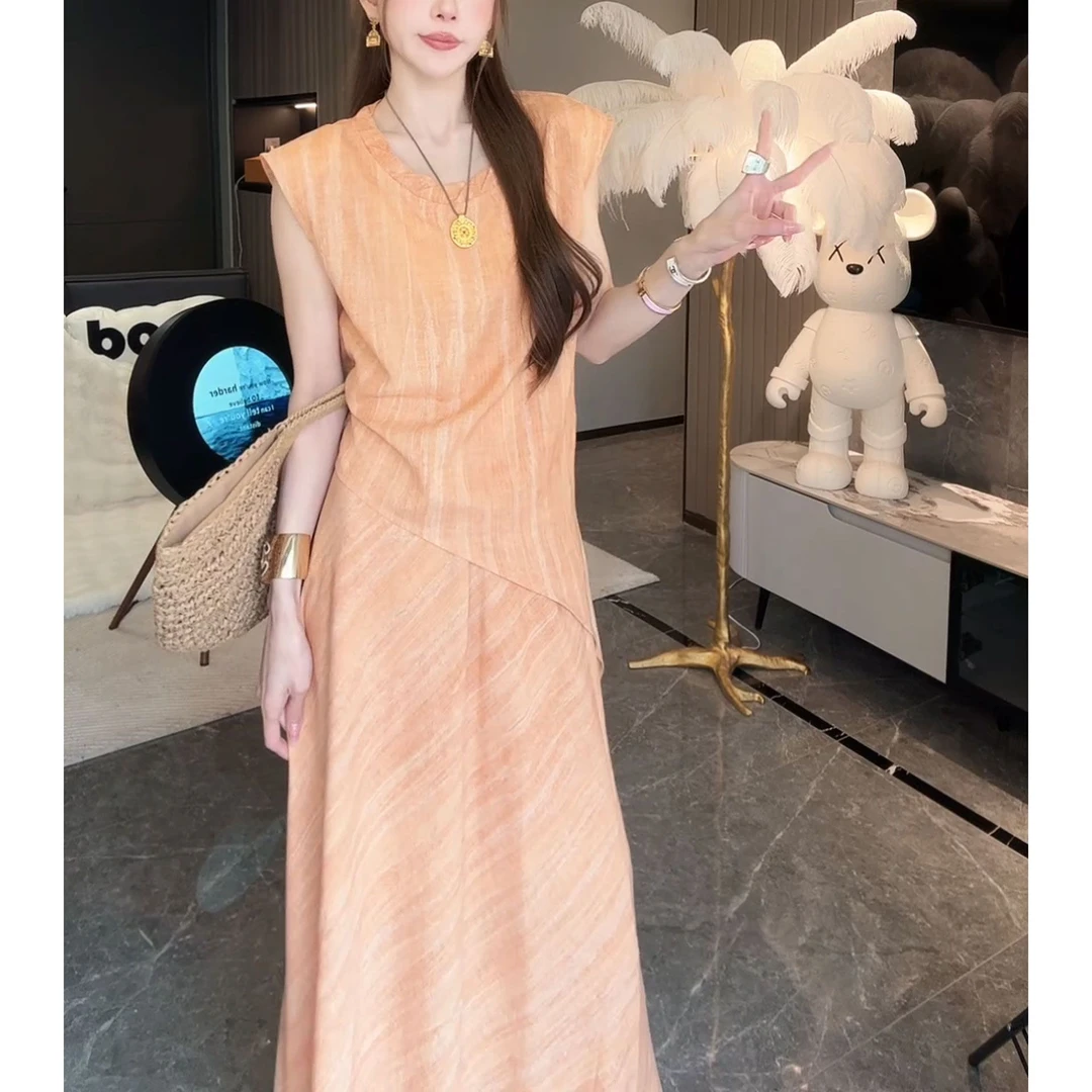 简约日常通勤外穿显瘦两件套显白洋气减龄上衣中长款半身裙套装女