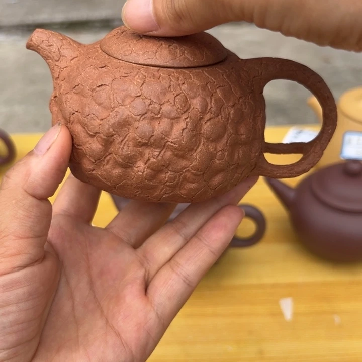 茶壶紫砂降坡泥半手200