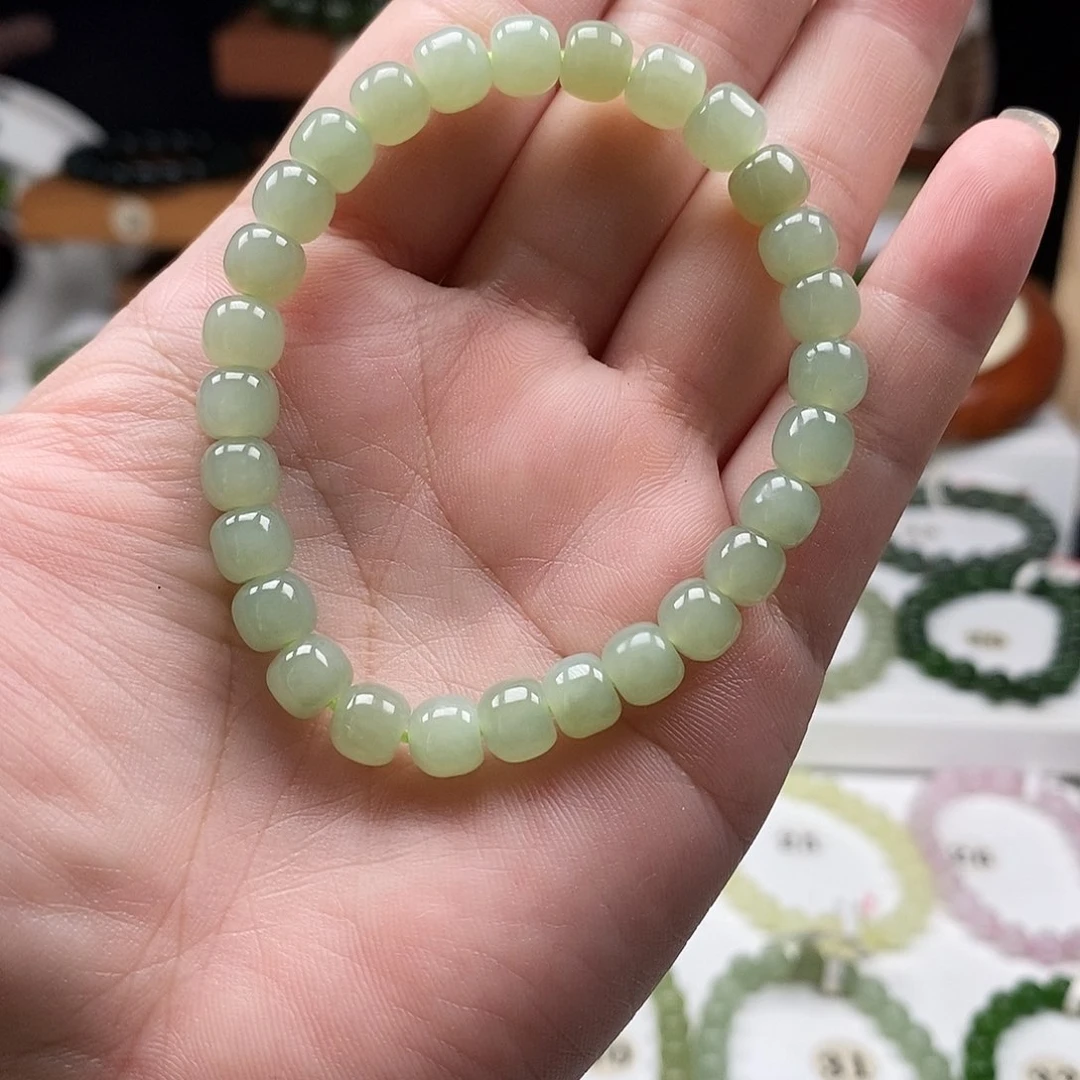 手串未镶嵌和田玉7mm