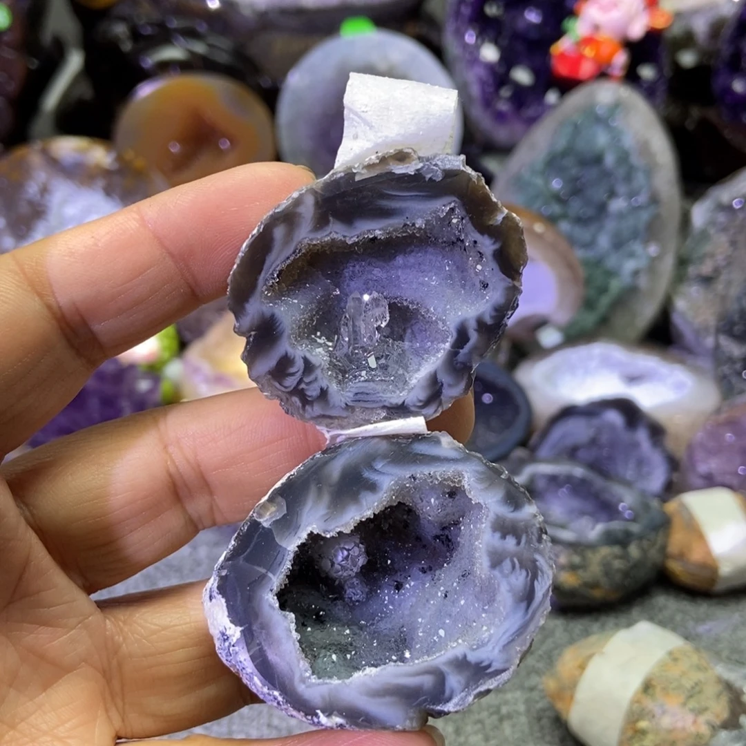 紫晶摆件未镶嵌水晶