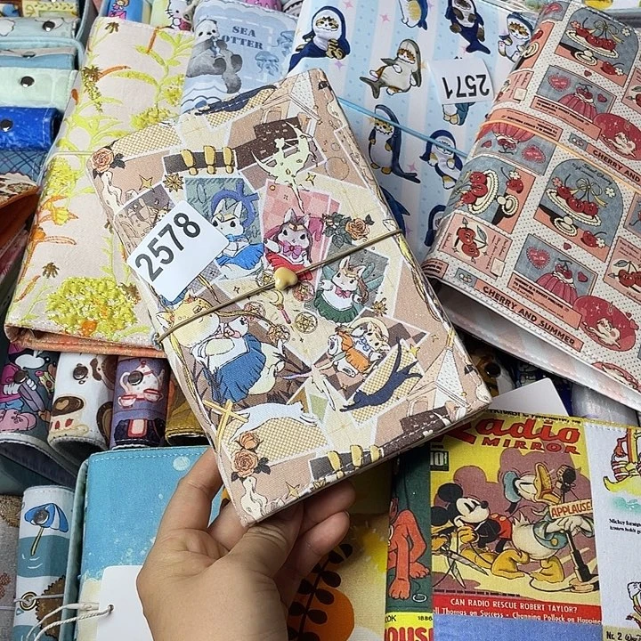 织绣A6 活页不加纸2578