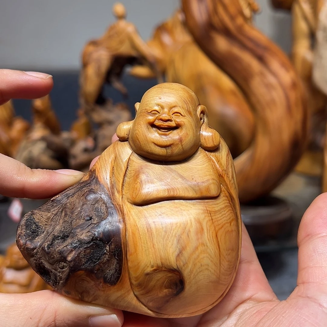 柏木崖柏木手把件摆件