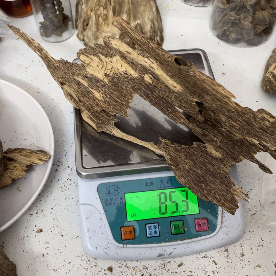 沉香沉香木制品海南沉香虫漏块料85克