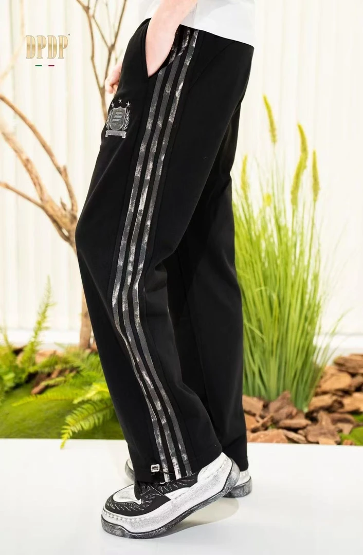 欧货春秋男士经典百搭休闲时尚潮流运动抽绳系带休闲长裤 9309