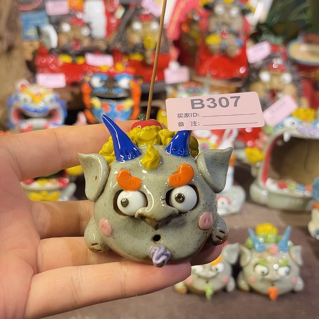 泥塑纯手工茶宠摆件