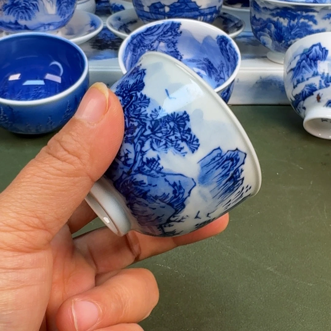 陶景德镇纯手绘茶具圆圆209