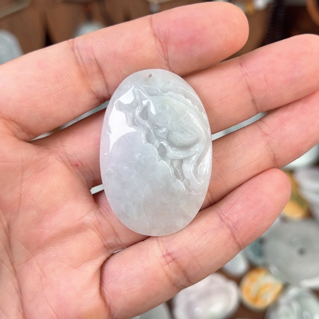 翡翠未镶嵌颈饰多样性发其一天然A货翡翠0033