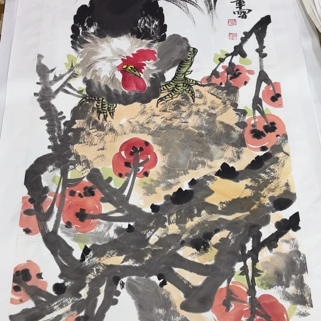 老***壶国画杨永军四尺三张艺