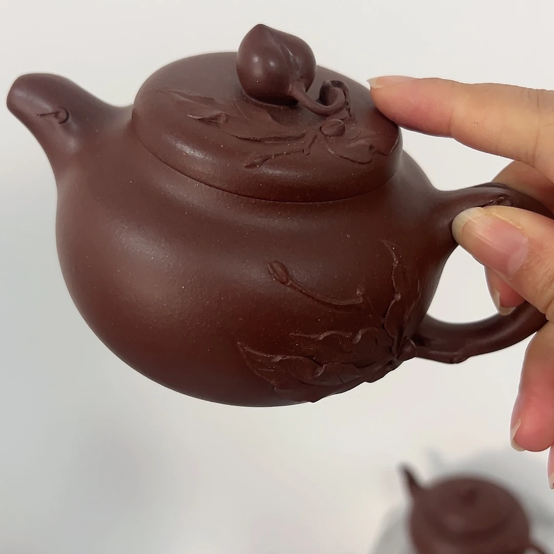 紫砂茶壶黄龙山原矿底槽青280