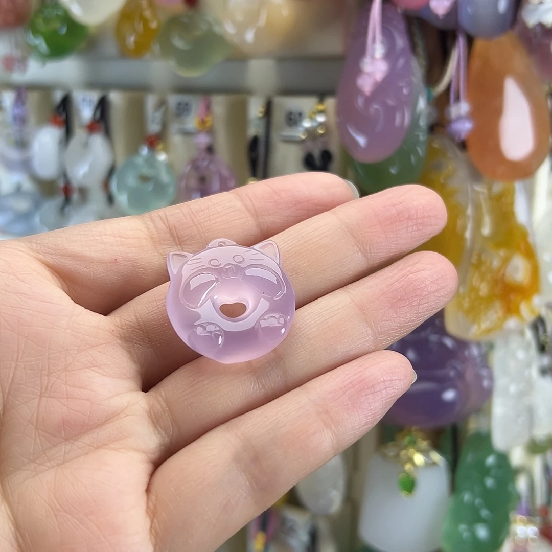 小***～玛瑙/玉髓未镶嵌颈饰