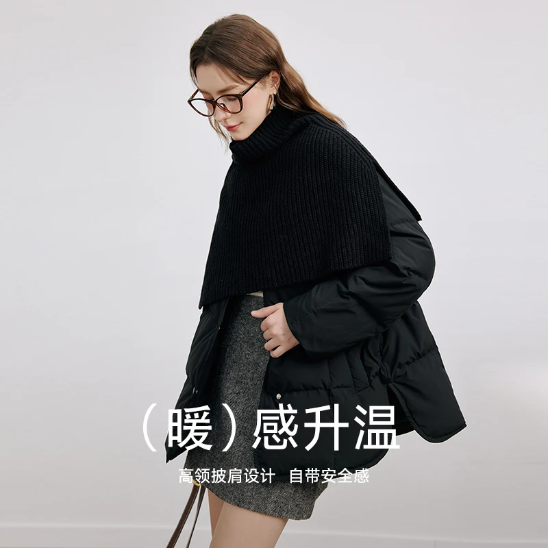 【王雪糕专属】新款羽绒服短款时尚休闲女士保暖秋冬立领冬季