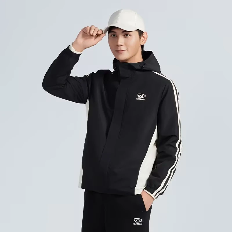 YEARCON/意尔康意尔康2025春季都市系列新学派男连帽风衣