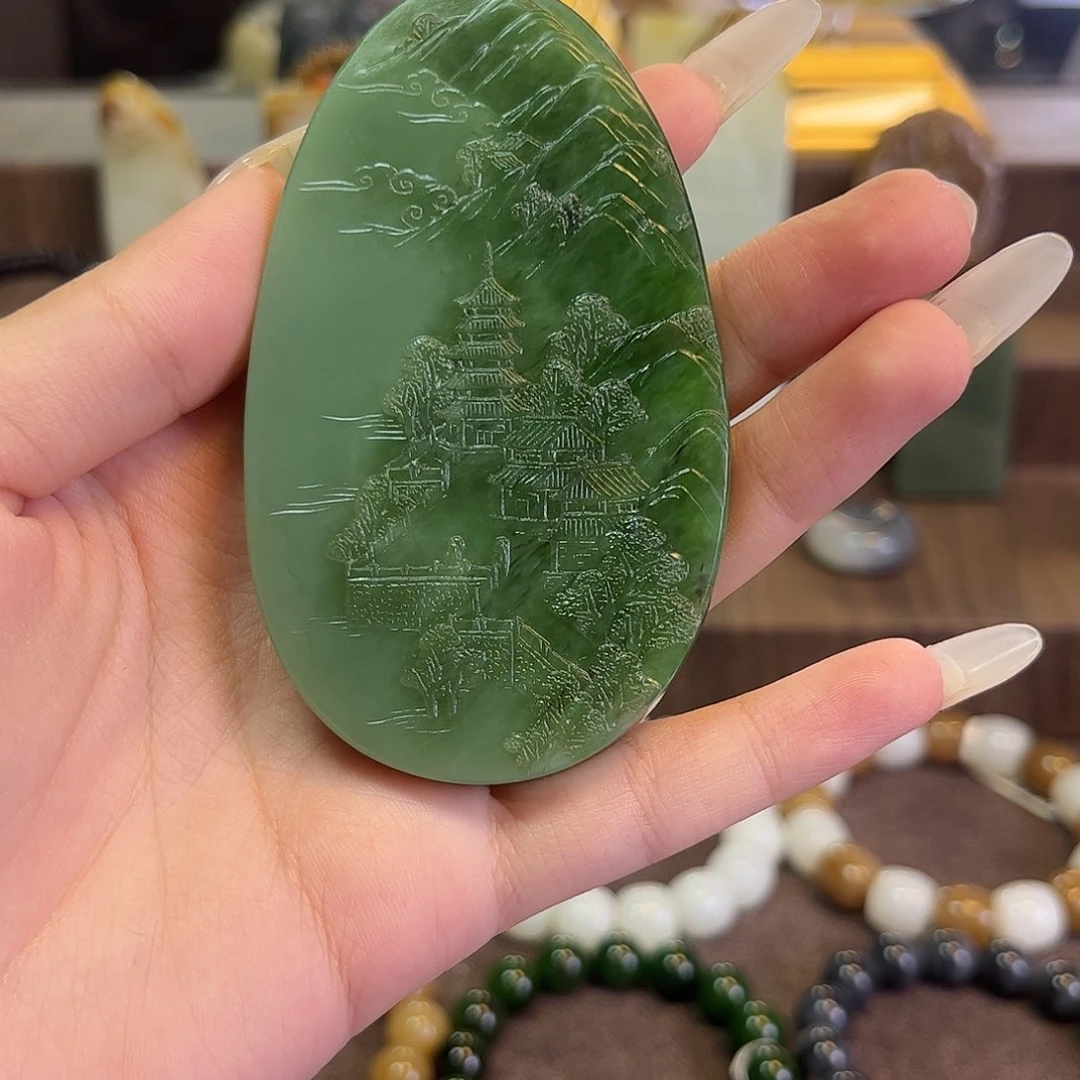 和田玉未镶嵌手串