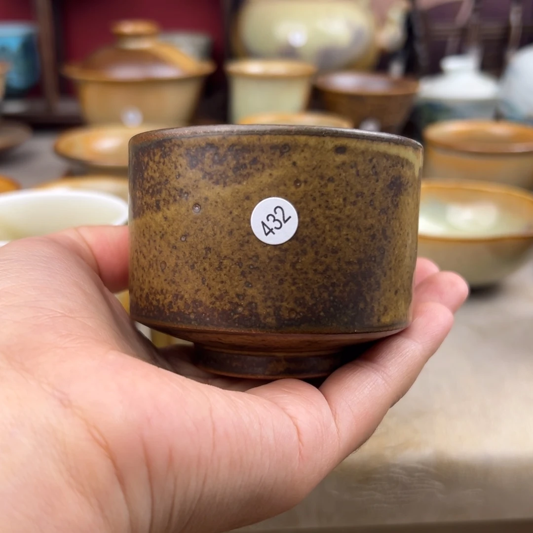 杯纯手工柴烧主人杯