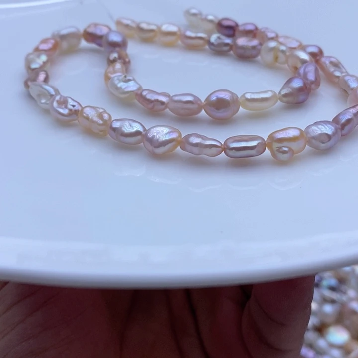 颈饰合金淡水珍珠
