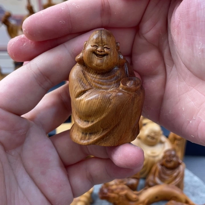 柏木（崖柏）太行崖柏根雕摆件乐乐1