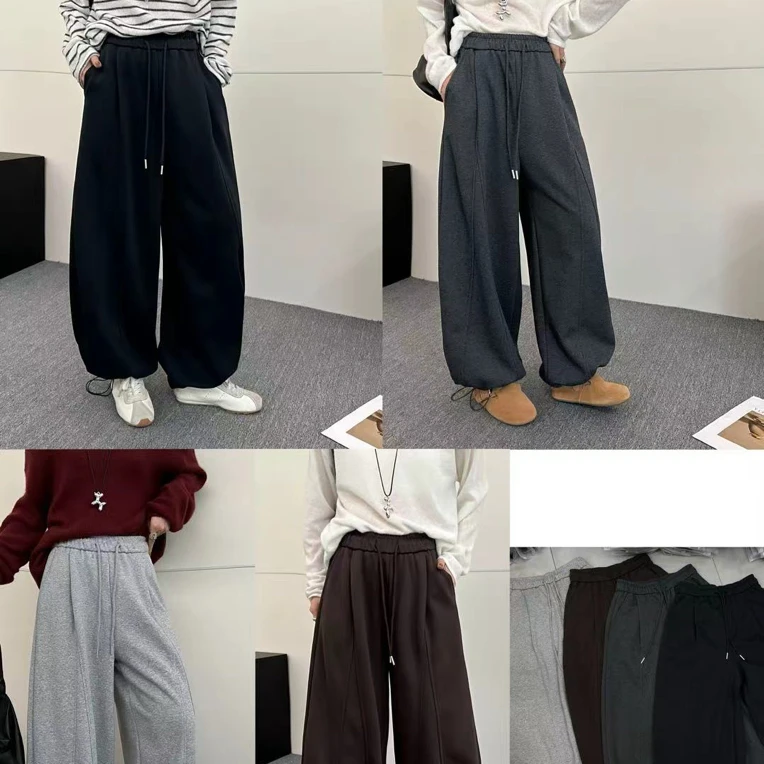 35331大哥家-慵懒松弛感阔腿卫裤