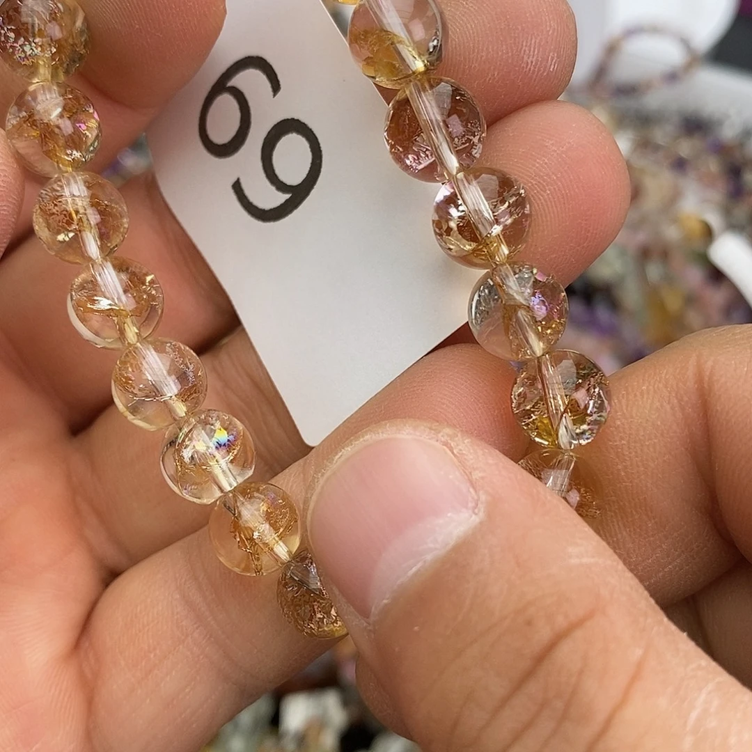 水晶未镶嵌手链手链