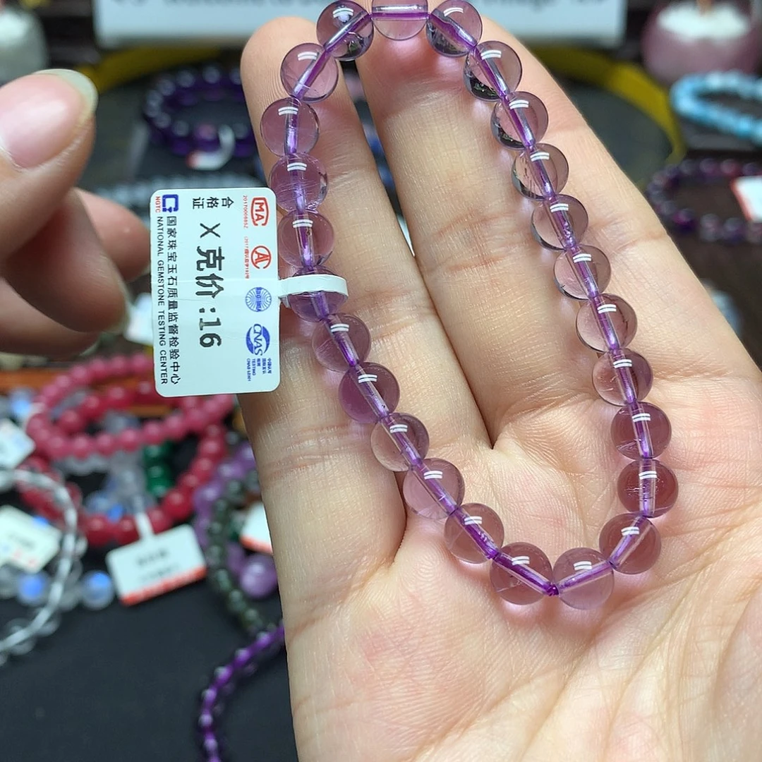未镶嵌手串水晶手链