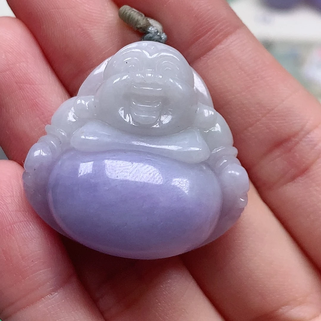 颈饰18K金镶嵌翡翠翡翠吊坠