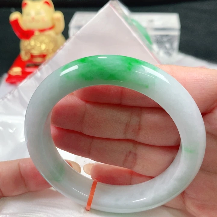 未镶嵌手镯翡翠编号DH1230 正圈54