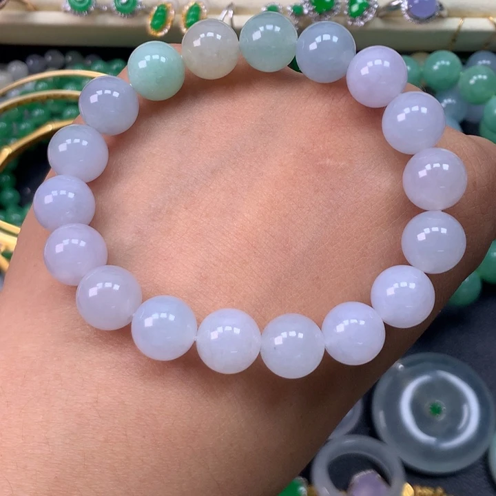 翡翠未镶嵌手链卡10