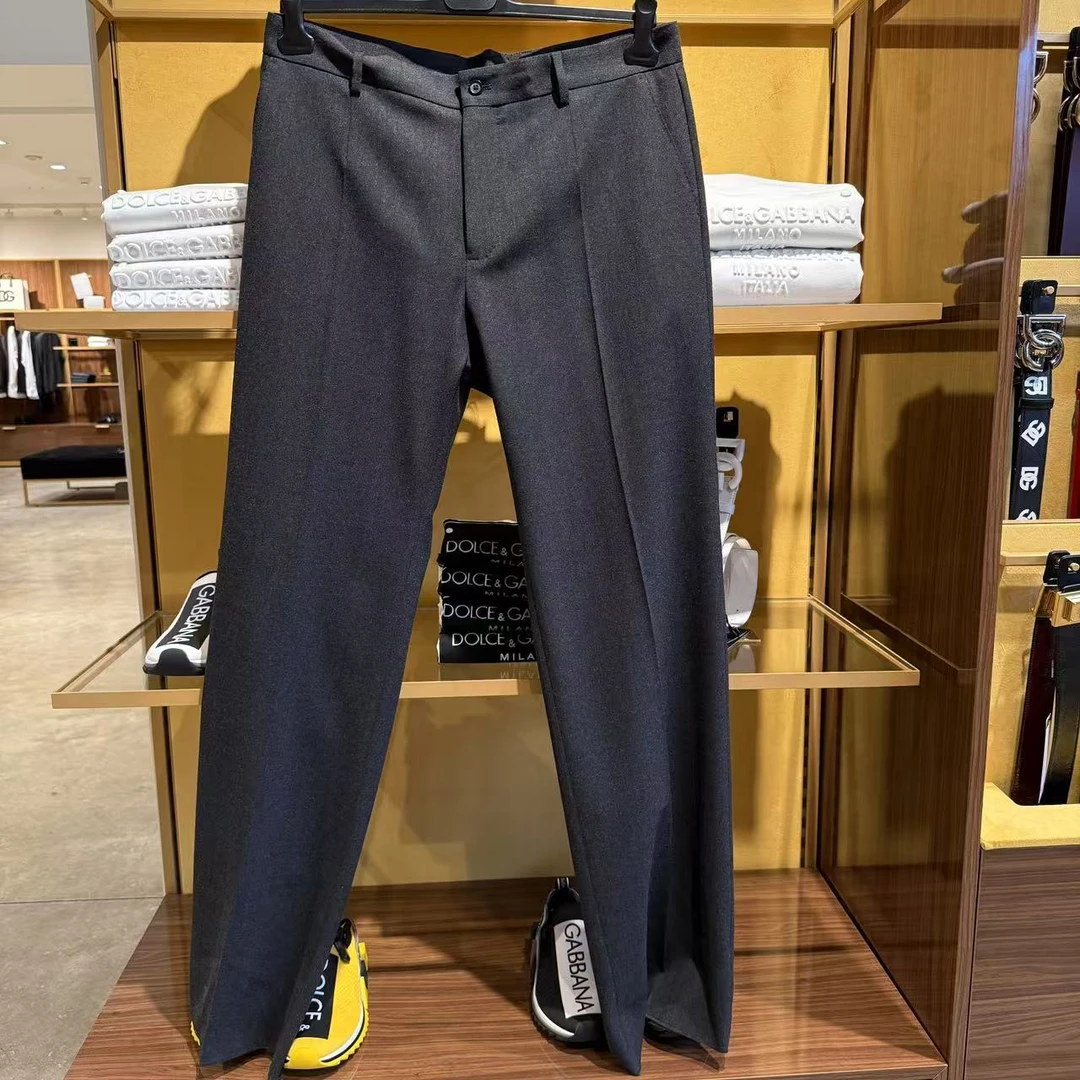 【CC在欧洲】D.....G     1号折扣店   经典深灰阔腿裤