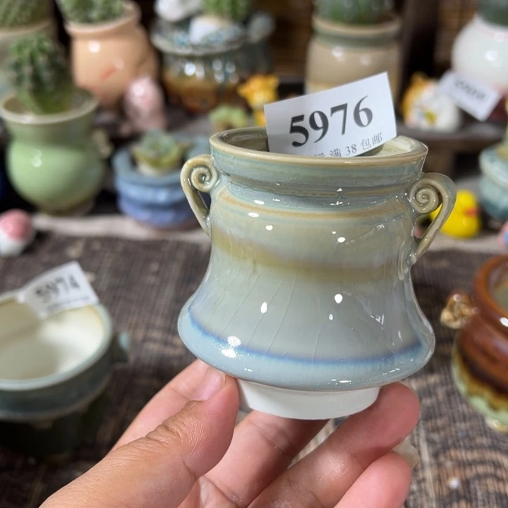 口5 手工花盆满30包邮
