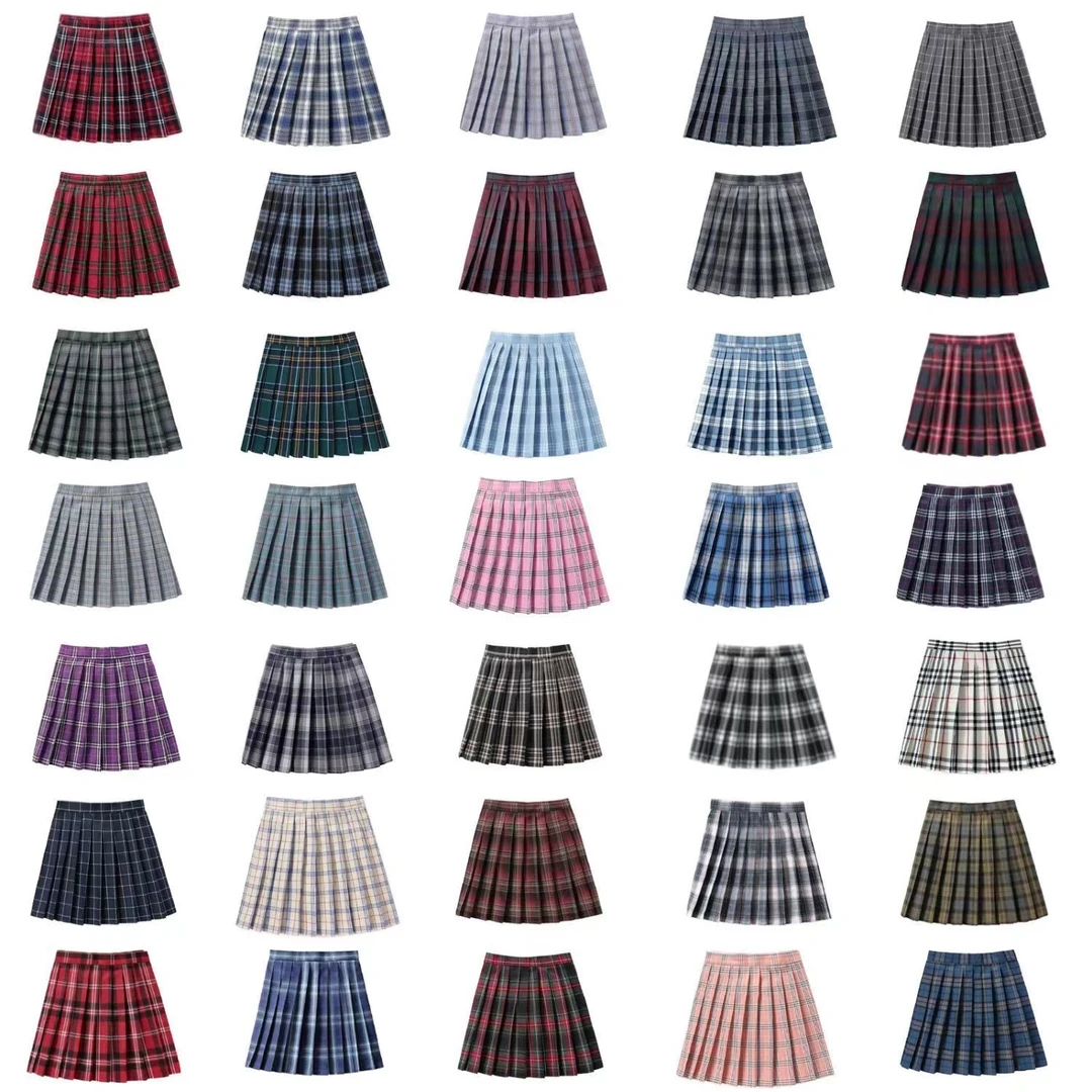 【宜】百褶裙牛仔裙蛋糕裙长裙