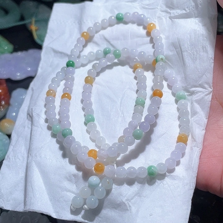 颈饰未镶嵌翡翠天