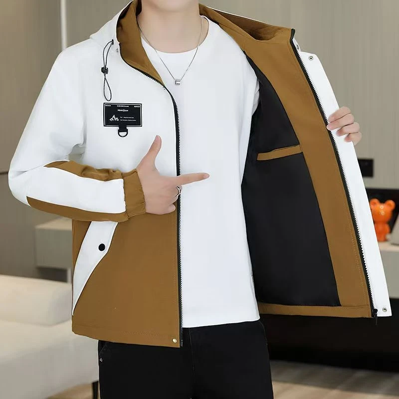 Z 200-399 男夹克 男士春秋休闲加绒加厚韩版立领秋季