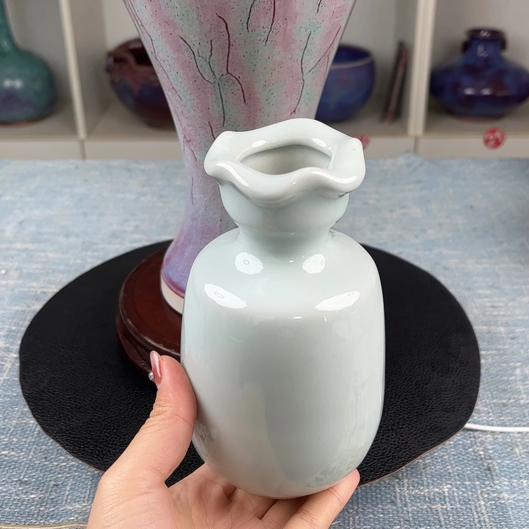 瓷片花器摆件精品