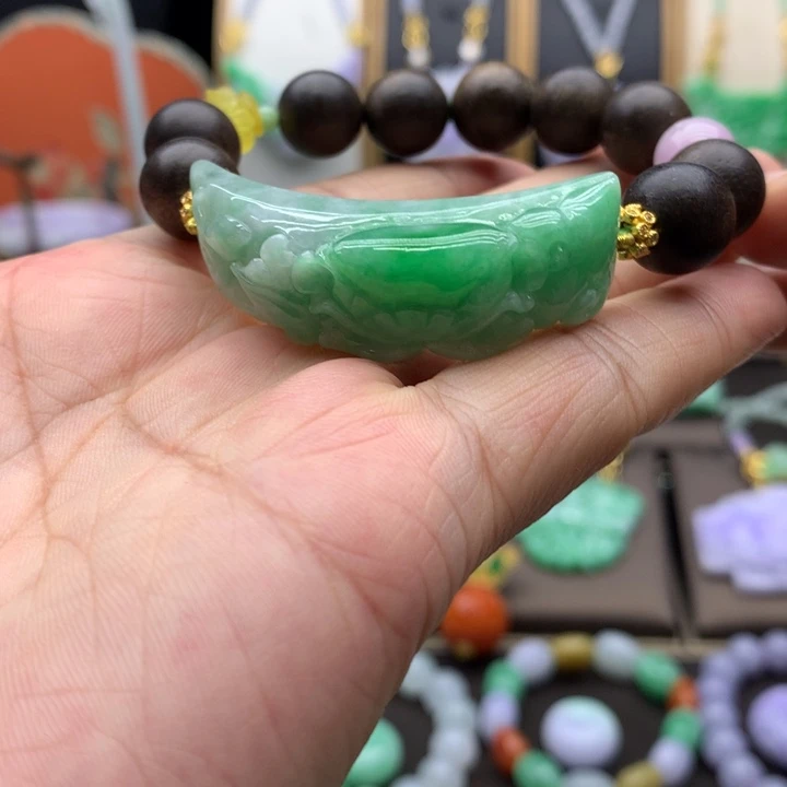 翡翠未镶嵌手链翡翠手链