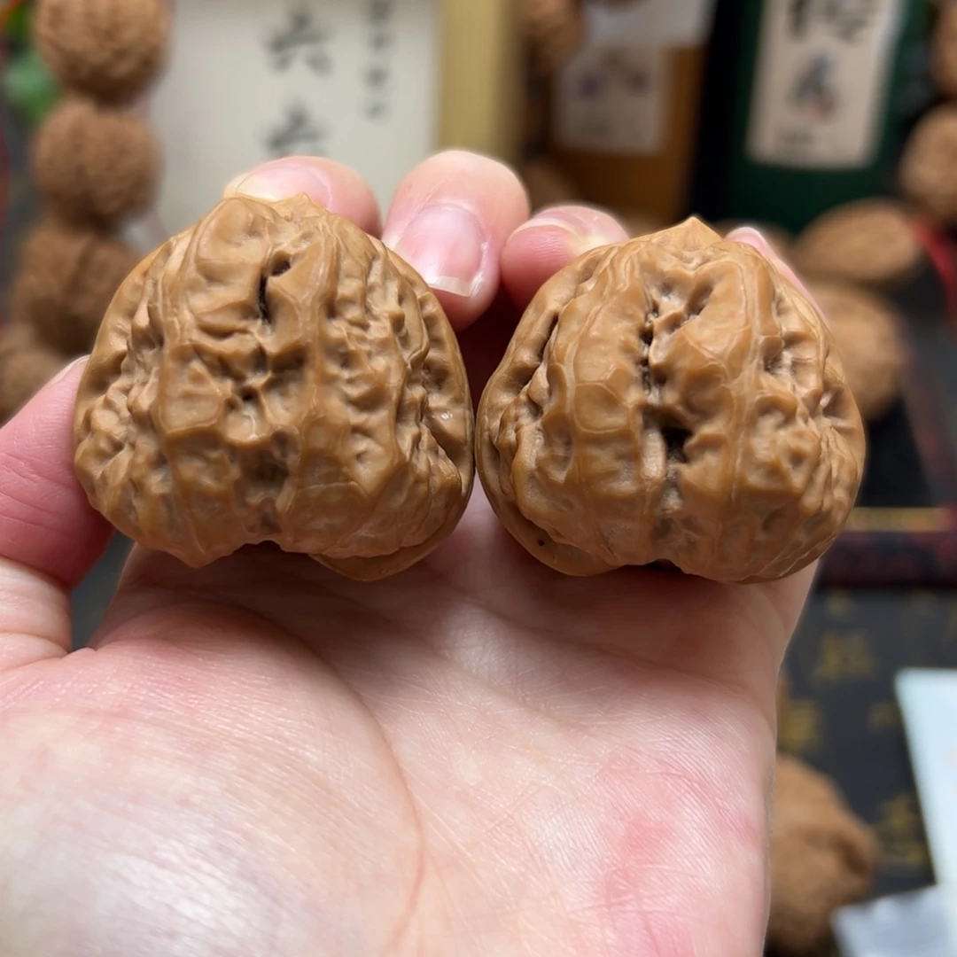 文玩核桃把件40蛤蟆头