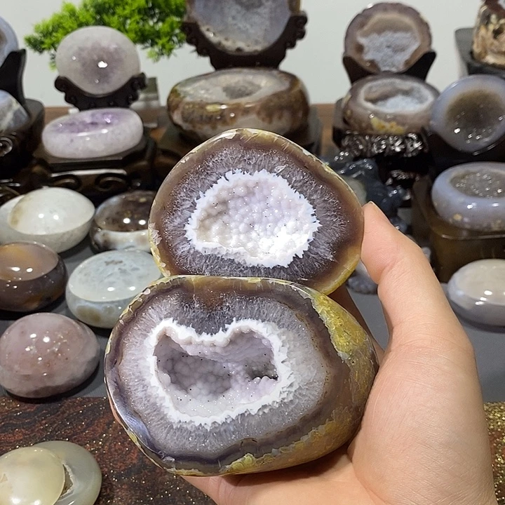 水晶摆件未镶嵌聚宝盆