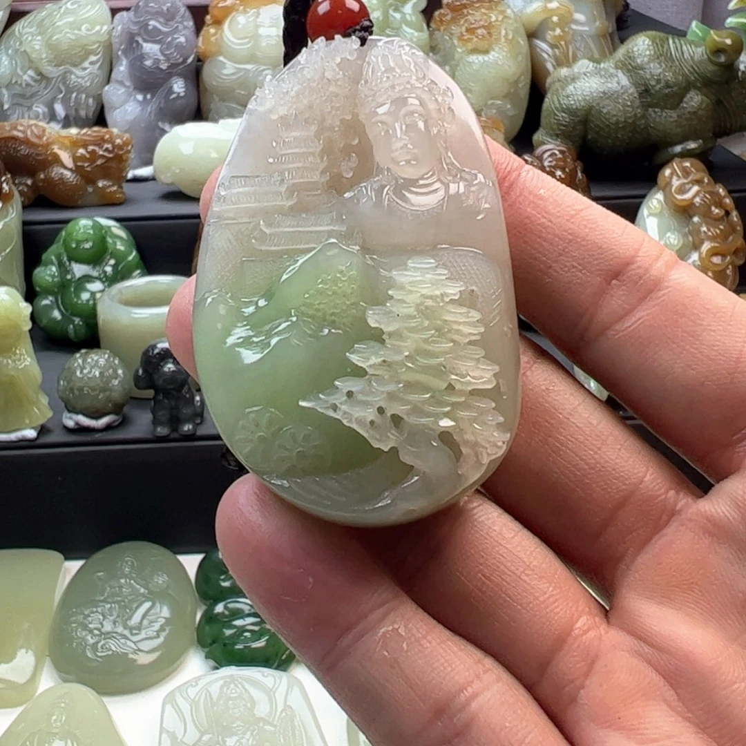 和田玉颈饰未镶嵌