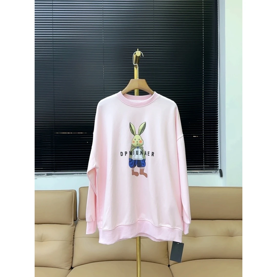 品牌原单重磅克重大版女款圆领卫衣—粉色—6005