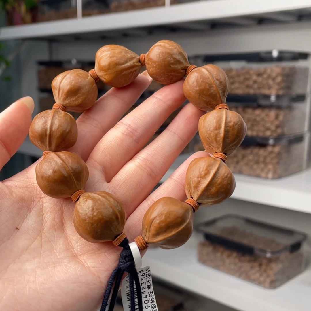 鲨***c橄榄核手串/手链22.5 25梅林铁核